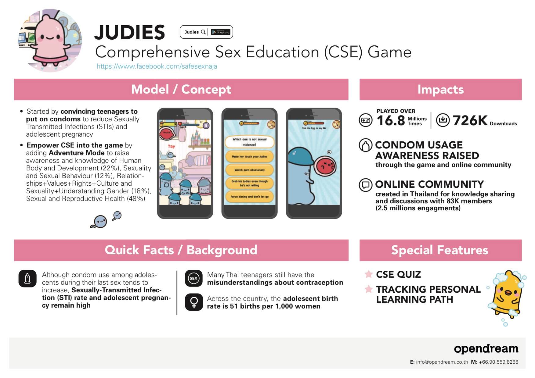 Judies Factsheet