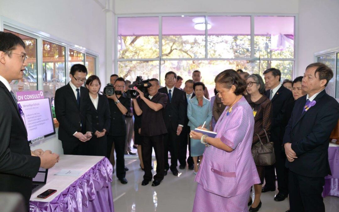 opendream demonstrate DV Consult to Princess Sirindhorn